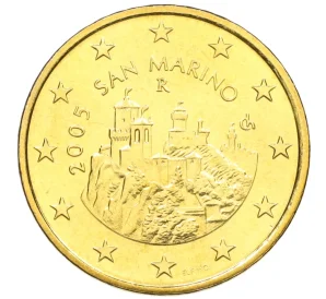 50 евроцентов 2005 года Сан-Марино