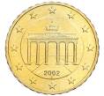 Монета 10 евроцентов 2002 года J Германия (Артикул K12-13472)