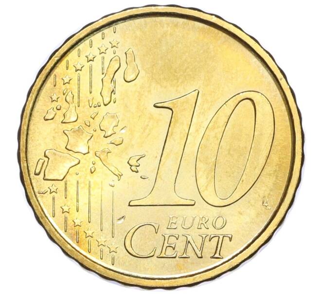 Монета 10 евроцентов 2003 года Испания (Артикул K12-13473)