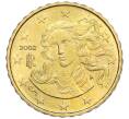 Монета 10 евроцентов 2002 года Италия (Артикул K12-13476)