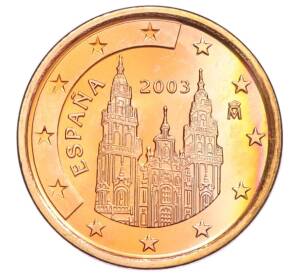 5 евроцентов 2003 года Испания