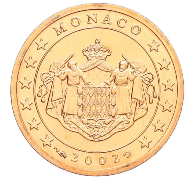 Монета 5 евроцентов 2002 года Монако (Артикул K12-13505)