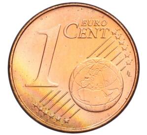 1 евроцент 2002 года Португалия