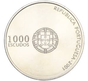 1000 эскудо 2001 года «Чемпионат Европы по футболу 2004» — Фото №2