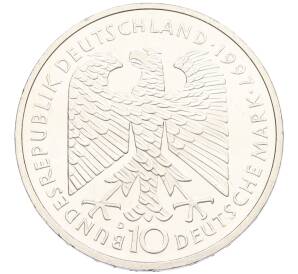 10 марок 1997 года D Германия «200 лет со дня рождения Генриха Гейне» — Фото №2