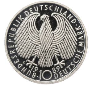 10 марок 1989 года G Западная Германия (ФРГ)  «40 лет ФРГ» — Фото №2