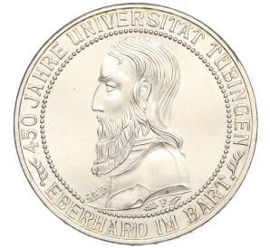 3 рейхсмарки 1927 года F Германия «450 лет Тюбингенскому университету» — Фото №1