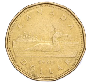 1 доллар 1988 года Канада