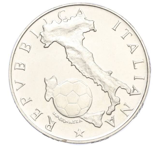 Монета 500 лир 1986 года Италия «Чемпионат мира по футболу 1986» (Артикул M2-74335)