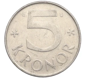 5 крон 1982 года Швеция
