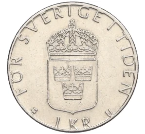 1 крона 1978 года Швеция