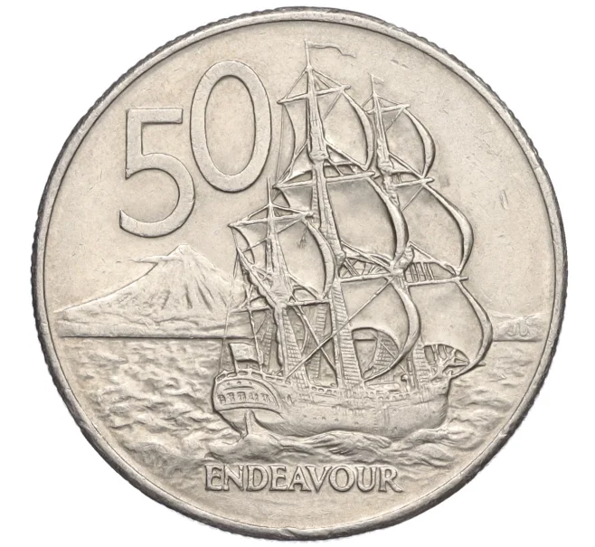 Монета 50 центов 1980 года Новая Зеландия (Артикул K12-13951)