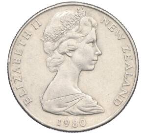 50 центов 1980 года Новая Зеландия