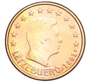 1 евроцент 2002 года Люксембург
