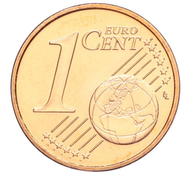 Монета 1 евроцент 2002 года Монако (Артикул K12-13990)