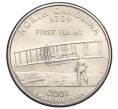 Монета 1/4 доллара (25 центов) 2001 года P США «Штаты и территории — Штат Северная Каролина» (Артикул K12-13996)