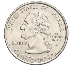 1/4 доллара (25 центов) 2001 года D США «Штаты и территории — Штат Вермонт»