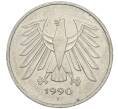 Монета 5 марок 1990 года F Западная Германия (ФРГ) (Артикул K12-14022)