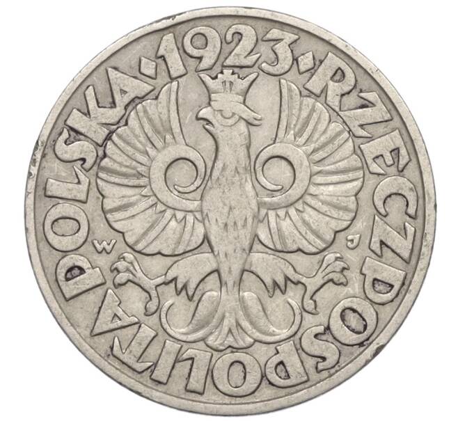 Монета 50 грошей 1923 года Польша (Артикул K12-14046)