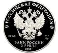Монета 3 рубля 2020 года СПМД «100 лет Чувашской республика» (Артикул K12-14104)