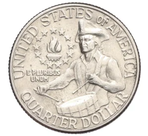 1/4 доллара (25 центов) 1976 года D США «200 лет независимости США»