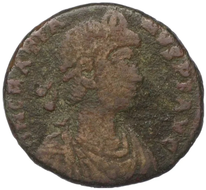 Монета Нуммий 364-378 года Римская Империя — Валент I (Артикул K12-14203)