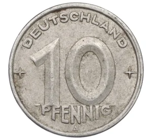 10 пфеннигов 1948 года A Восточная Германия (ГДР)