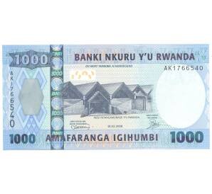 1000 франков 2008 года Руанда — Фото №1