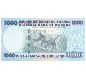 1000 франков 2008 года Руанда — Фото №2