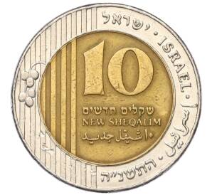 10 новых шекелей 1995 года (JE 5755) Израиль