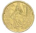 Монета 20 евроцентов 2002 года Франция (Артикул T11-07701)