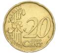 Монета 20 евроцентов 2002 года Италия (Артикул: T11-07703) — Фото №2