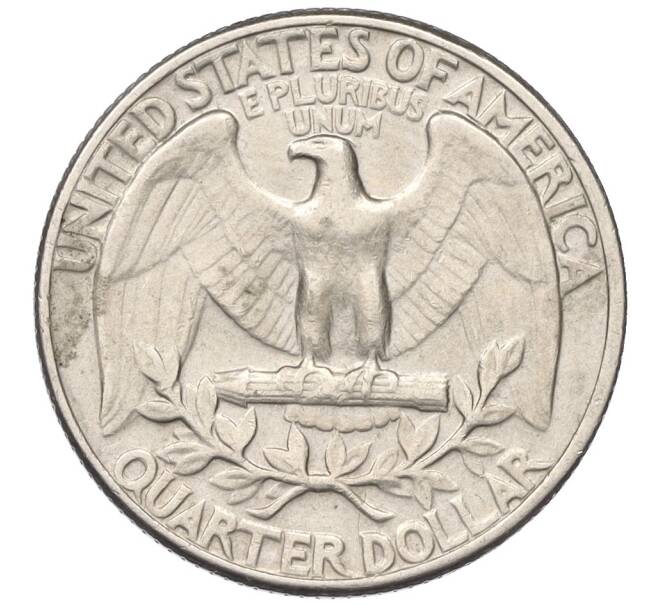 Монета 1/4 доллара (25 центов) 1969 года D США (Артикул T11-07709)