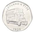 Транспортный жетон 20 пенсов Великобритания «Leyland N Тип 1920 года выпуска» (Артикул K12-14883)