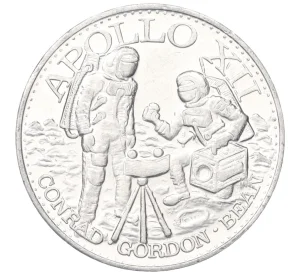 Жетон фирмы SHELL (Великобритания) «Человек в полете — Аполлон 12»