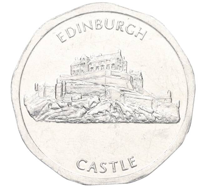 Транспортный жетон 50 пенсов Великобритания «Эдинбургский замок» (Артикул K12-14919)