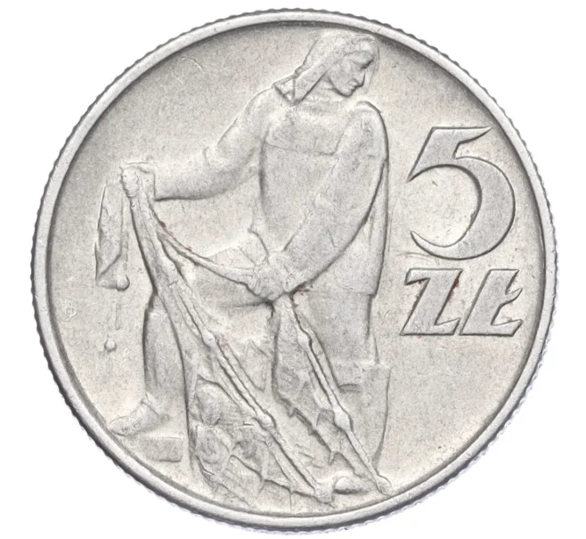 Монета 5 злотых 1960 года Польша (Артикул K12-15060)