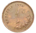 Монета 1 цент 1976 года Родезия (Артикул K12-15167)
