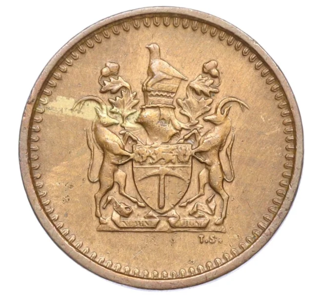 Монета 1 цент 1976 года Родезия (Артикул K12-15169)