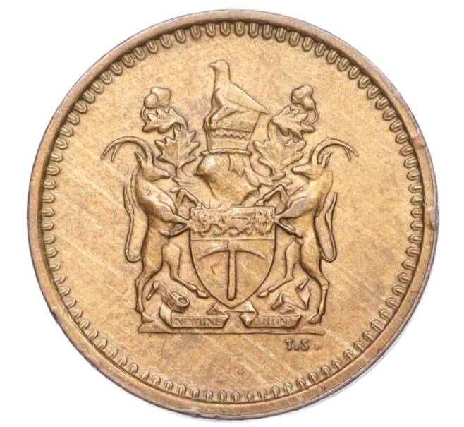 Монета 1 цент 1977 года Родезия (Артикул K12-15173)
