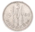 Монета 3 пенса 1968 года Родезия (Артикул K12-15174)