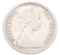Монета 6 пенсов (5 центов) 1964 года Родезия (Артикул K12-15179)