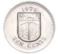 Монета 10 центов 1975 года Родезия (Артикул K12-15185)