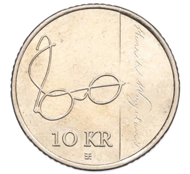 Монета 10 крон 2008 года Норвегия «200 лет со дня рождения Генрика Вергеланна» (Артикул T11-07811)