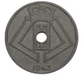 Монета 25 центов 1943 года Бельгия (Надпись BELGIE — BELGIQUE) (Артикул T11-07819)