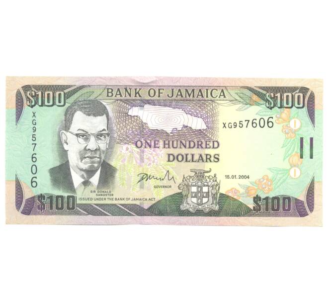 100 долларов 2004 года Ямайка (Артикул B2-3255)