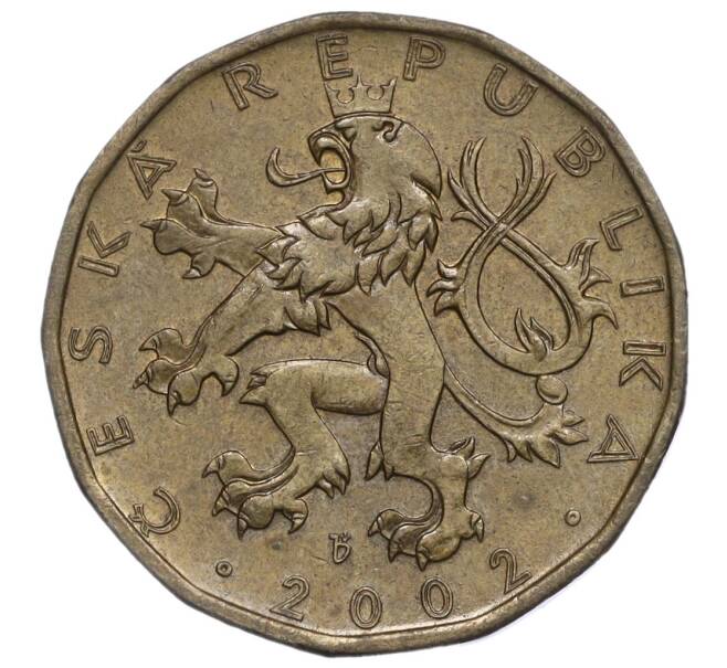Монета 20 крон 2002 года Чехия (Артикул K12-15453)