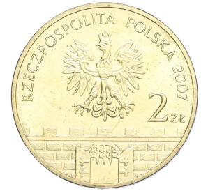 2 злотых 2007 года Польша «Древние города Польши — Бжег»