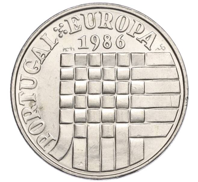 Монета 25 эскудо 1986 года Португалия «Вступление в зону свободной торговли Европы» (Артикул K12-15476)