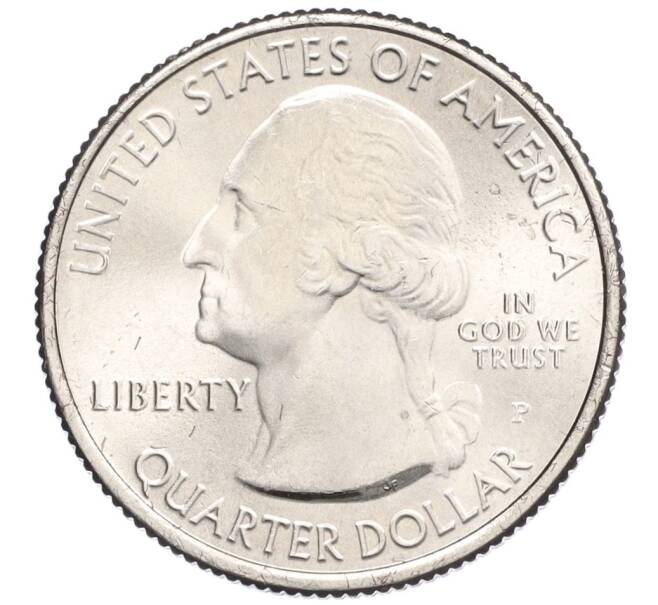 Монета 1/4 доллара (25 центов) 2011 года P США «Национальные парки — №7 Национальный парк Глейшер» (Артикул K12-15485)